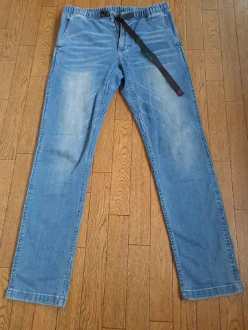 그라미치 M 사이즈 라이트 블루 데님 팬츠