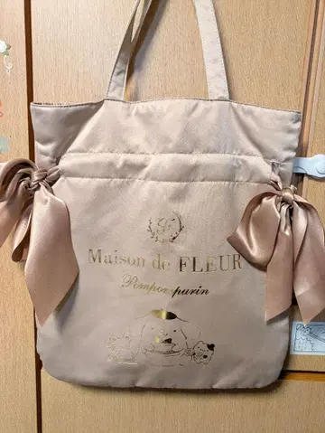 메종 드 플뢰르 폼폼푸딩 토트백