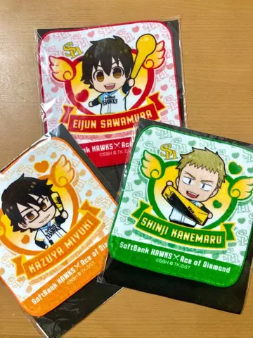 소프트뱅크 호크스 다이아의 A 미니 타월 세트