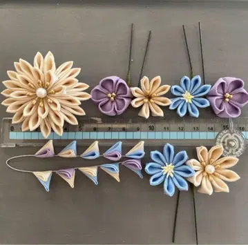 머리 장식 시치고산 일본 의류 기모노 결혼식 졸업식 하카마