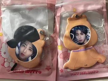 한 straykids 랜덤 부채 키링