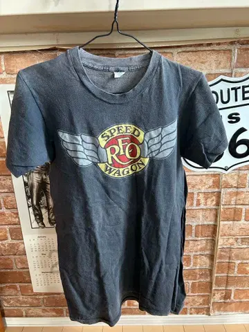 SPEED WAGON 윙 로고 T셔츠 M 그레이
