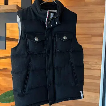 MAGICNUMBER 블랙 다운 베스트 L 사이즈