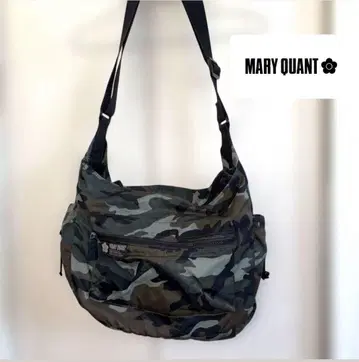 [ 단종 ] MARY QUANT 마리퀀트 숄더백 카모 패턴