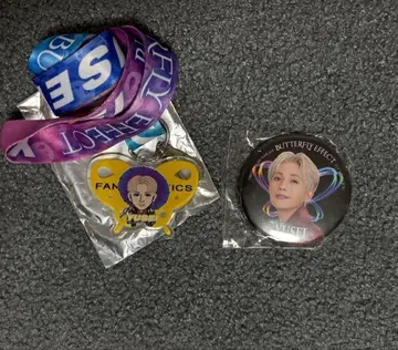 FANTASTICS 야기 유세이 스트랩 캔 배지