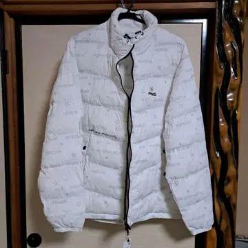 택 포함 새상품 12800 PING 화이트 다운 자켓