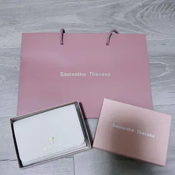 사만사 타바사 명함지갑 화이트 폼므 디 스포와르