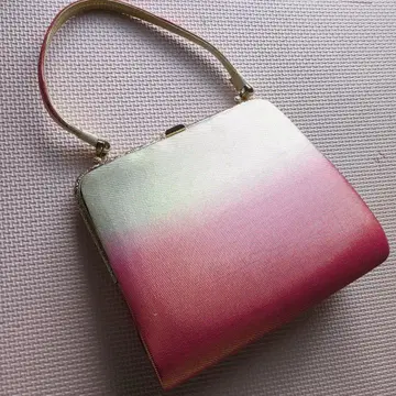 일본 의류용 백 그라데이션 핑크 골드