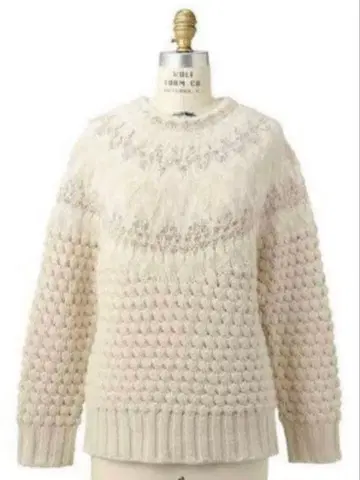 드로어 노르딕 스웨터 니트