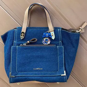 사만다 타바사 데님 백