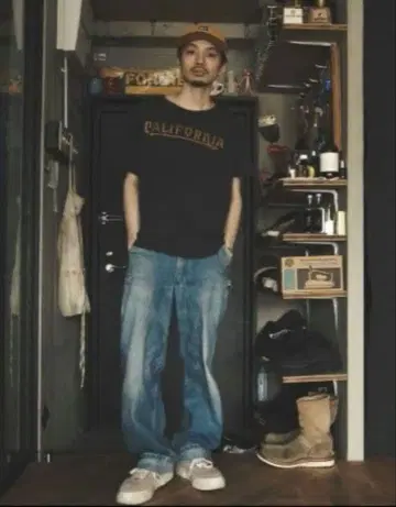 히구치 루이 씨 착용 60s 70s usa제 oshkosh 페인터