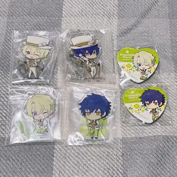 앙스타 애니카페 아크릴 스탠드 하트 캔뱃지 이브 히요리 준 Eden