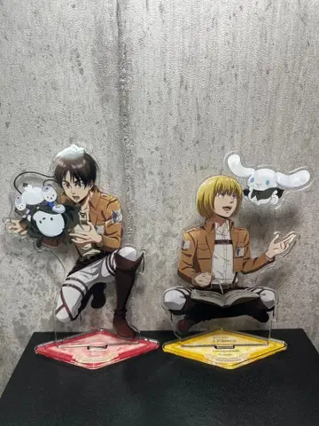 진격의 거인 산리오 콜라보 아크릴 스탠드 M 사이즈