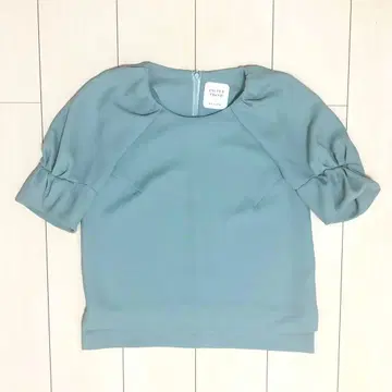 [ 새상품급 ] UNITED TOKYO 반팔 티셔츠 블라우스 민트 그린