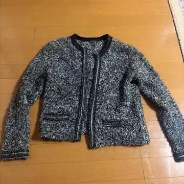 23구 노카라 니트 자켓 그레이 38