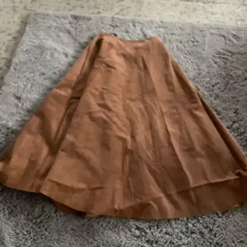 [ BLUEBIRD BOULEVARD ] 스웨이드 안감 스커트 브라운