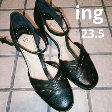 ing 잉그 스트랩 펌프스 블랙 23.5cm