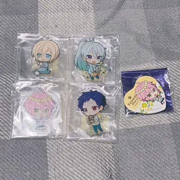 앙스타 애니카페 아크릴 스탠드 하트 캔뱃지 fine 에이치 토리 유즈루