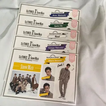 SnowMan 1st anniversary 스티커