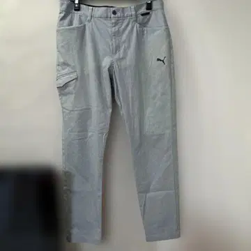 PUMA 그레이 팬츠 카고 포켓 부착