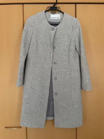 NATURAL BEAUTY BASIC 롱 코트 그레이 M