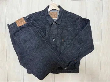 컨디션 최상 BUZZ RICKSON'S 블랙 데님 대전 모델 셋업