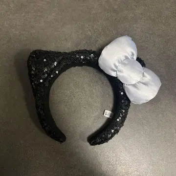 USJ 고양이 귀 머리띠 블랙