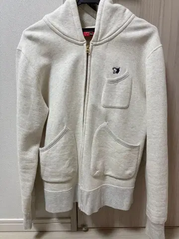 스튜디오 다치산 STUDIO DARTISAN 후드티 M 사이즈 크림색