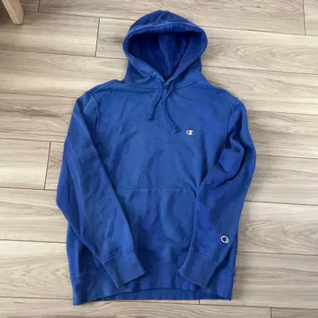 챔피온 후드티 90년대 구제 의류 블루
