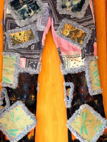 Original Handmade remake denim pants