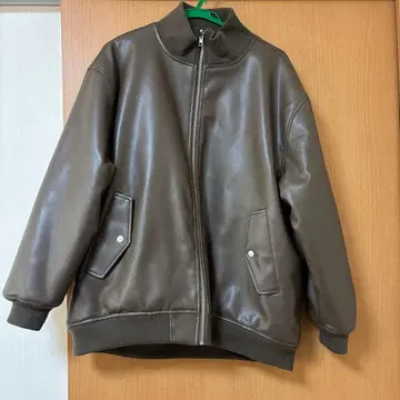 브라운 집업 자켓