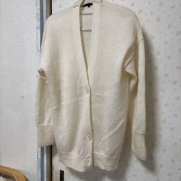 23구 퍼지 모헤어 가디건