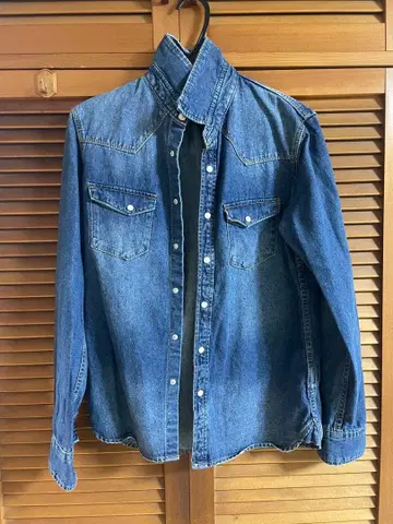 나노유니버스 데님 긴팔 셔츠