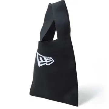 NEW ERA 니트 토트백 플래그 로고 블랙
