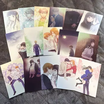 후르츠 바스켓 엽서 16종 컴프 세트