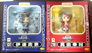 넨도로이드 전국BASARA 사나다 유키무라 다테 마사무네 세트 미개봉