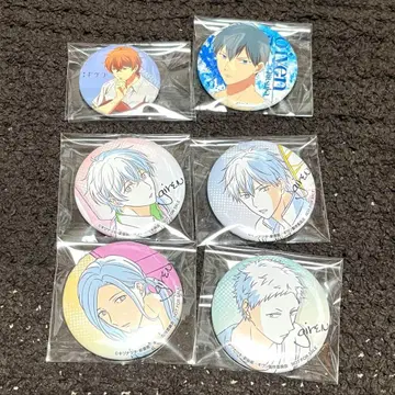 기븐 원화 캔뱃지 세트 (마후유, 리카, 아키히코, 춘수) 6개 세트