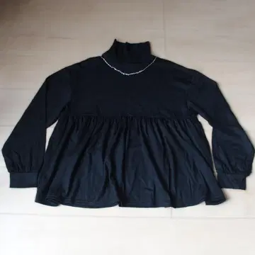 GRANDMA MAMA DAUGHTER 터틀넥 개더 풀오버