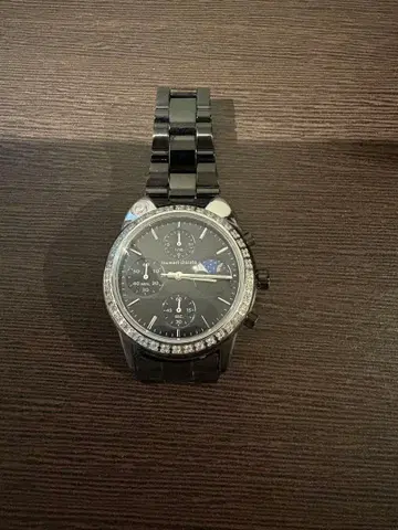 츠모리치사토 크로노그래프 문페이즈 손목시계 빅캣