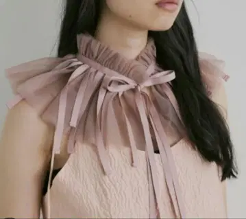 PERNA 튤 탈착식 옷깃