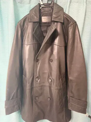 Allsaints 가죽 더블 자켓 M