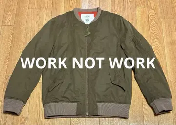 워크 노트 워크 퀼팅 블루종 퀼팅 자켓