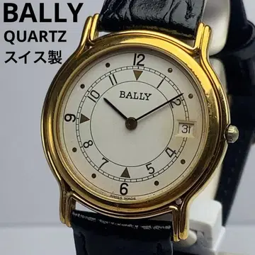 BALLY QUARTZ 배터리 교환 완료 스위스산 가죽 벨트 BEAR제