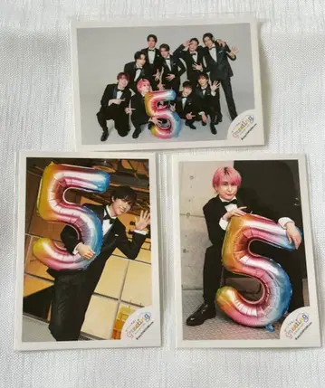 Snow Man 미니 사진 스티커 세트