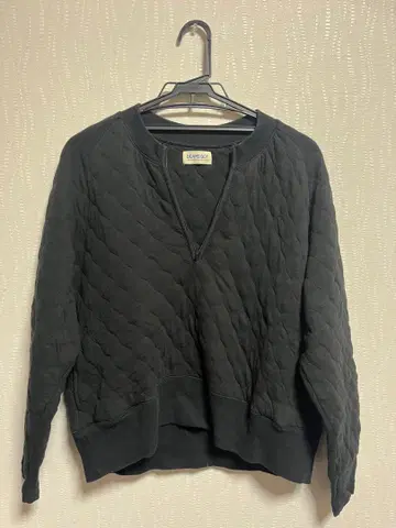 BEAMS BOY 빔즈 보이 퀼팅 맨투맨 하프 지퍼