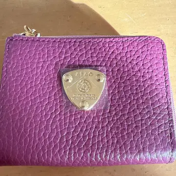 ATAO 퍼플 가죽 장지갑 미니모