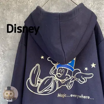 [ 상태 ] 디즈니랜드 미키 마법사 남동생 후드티 구제 의류 굿즈
