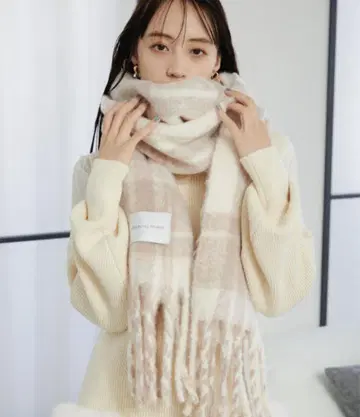 JILL by JILL STUART 체크 머플러