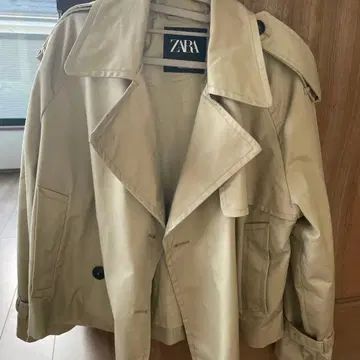 ZARA 베이지 트렌치코트 M
