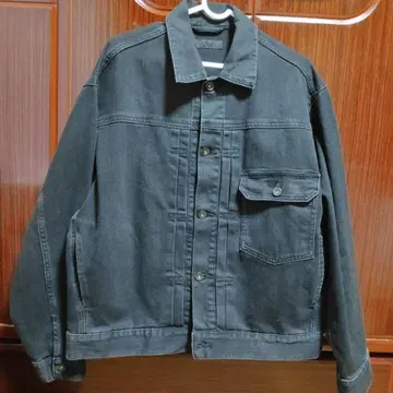 UNIQLO 데님 자켓 블랙 M 유니클로